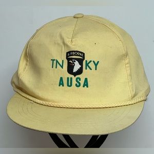 VINTAGE United States US Army TN KY Airborne Screaming Eagles Snapback Hat Cap